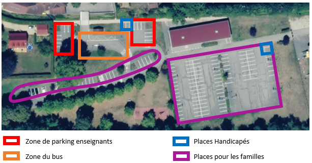 stationnement, école