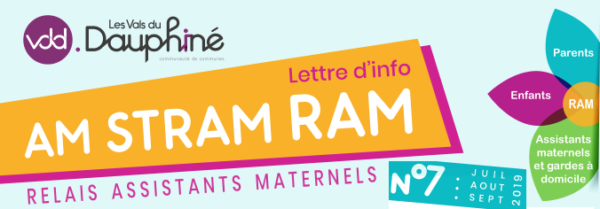 AM STRAM RAM, assistants maternels, lettre d'info, RAM, relais assistants maternels, VDD