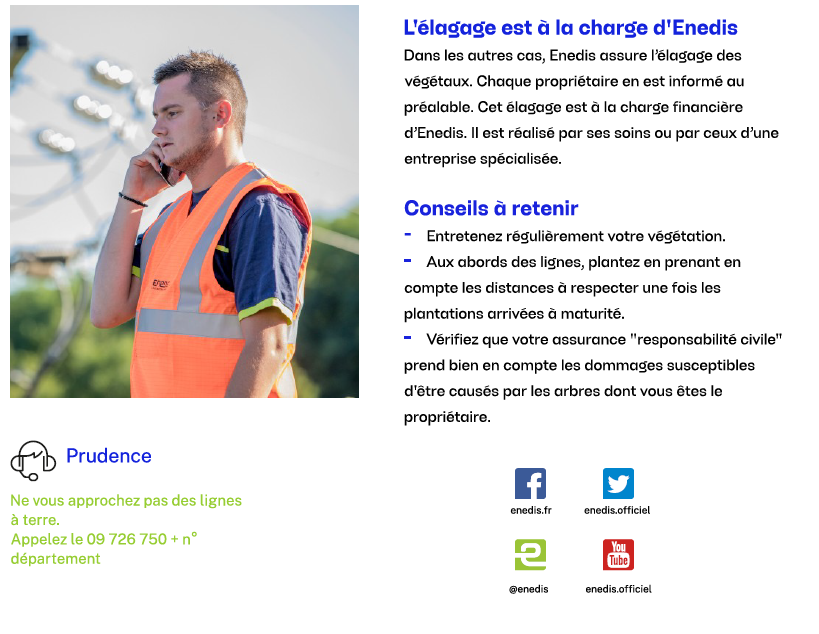 ENEDIS, élagage, électricité, ligne