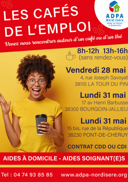 ADPA, emploi, cafés de l'emploi