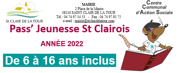 Pass’Jeunesse St Clairois 2022