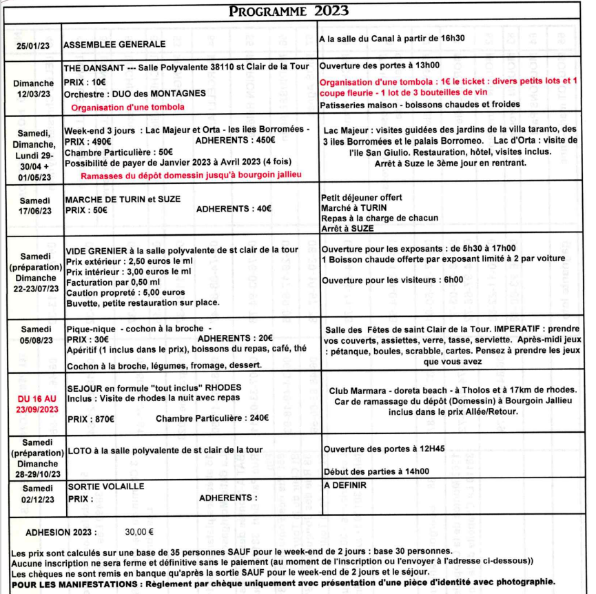 programme, soleil détente