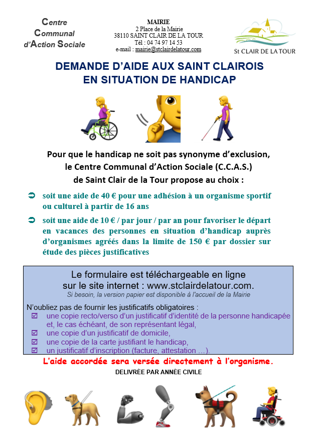 demande, aide, situation, handicap