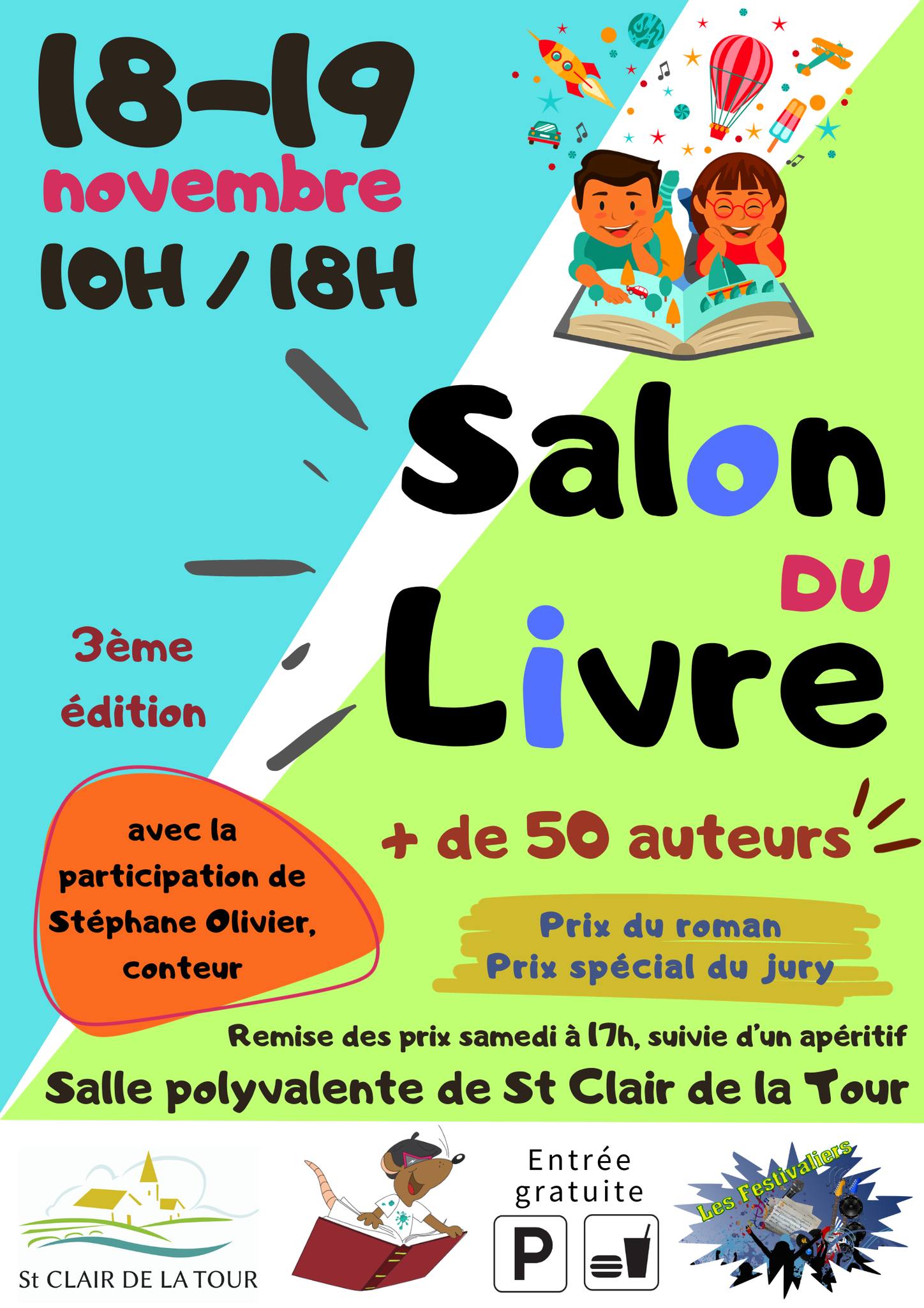 salon, livre