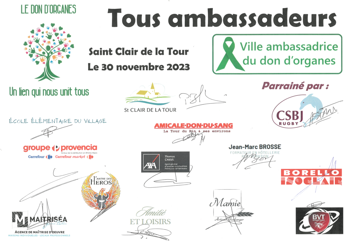 signatures, ambassadeurs, don, organe