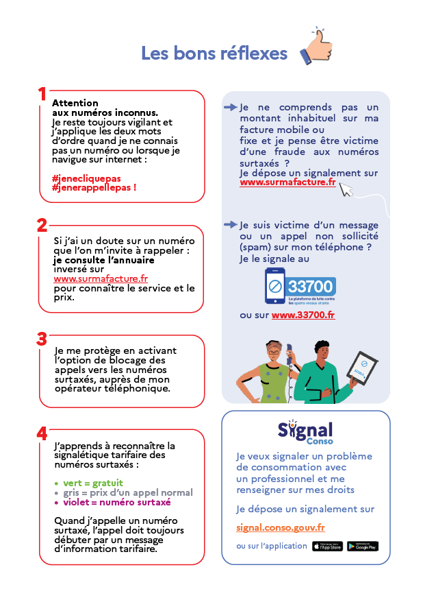 numéro, surtaxé, reconnaître, signalétique, spéciaux