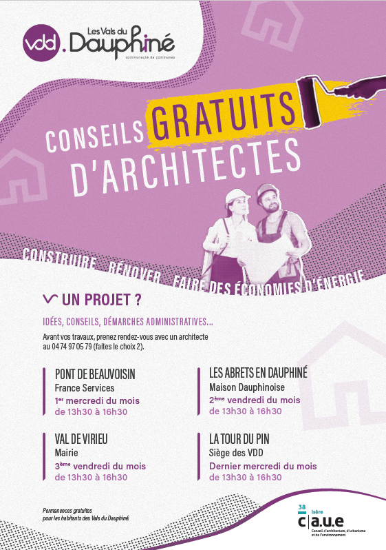 VDD, CAUE, conseil, architectes 