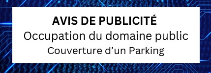 Occupation du domaine public : couverture d’un parking